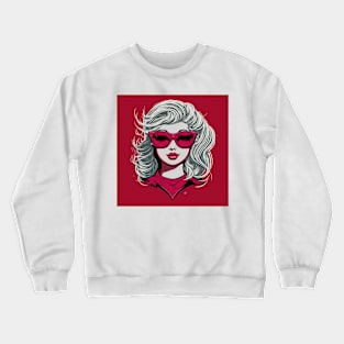 Barbie art work in red style! Crewneck Sweatshirt